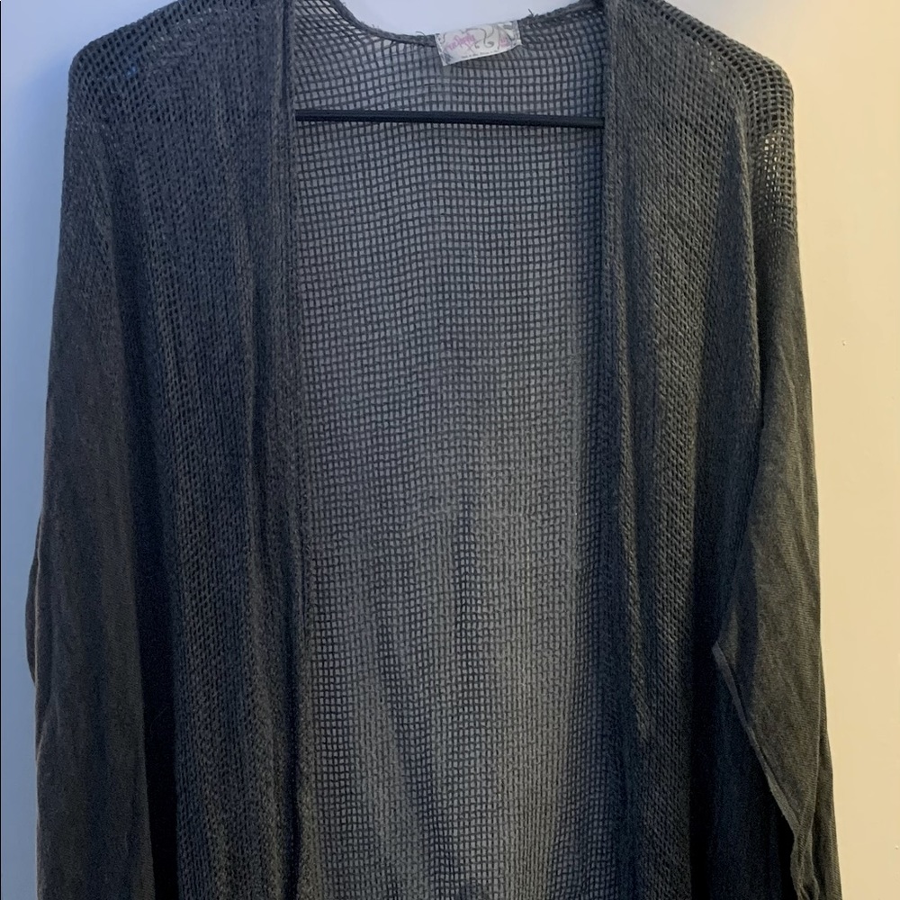 Free people long T-shirt cardigan